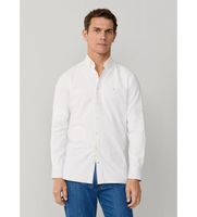 hackett london para hombre hm3010539 camisa oxford fit tailored blanco xl casual fiesta algodon clasico manga larga