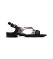 hispanitas para mujer hv243396 sandalias lena negro 36 piel plano 1 a 3cm hebilla casual fiesta