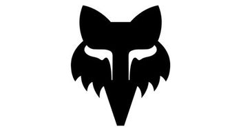 Pegatinas troqueladas fox head 17 8 cm negro