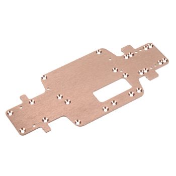 Placa inferior de chasis de metal para automóviles Wltoys 284161 1/28 2555 Modelos de vehículos Piezas de repuesto