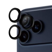 protector de lente de camara panzerglass hoops para iphone 17 promax y 16 promax negro