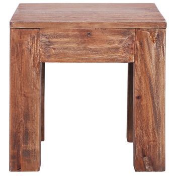 Mesa De Centro，mesa Auxiliar，mesita De Centro De Madera Maciza De Caoba 30x30x30 Cm
