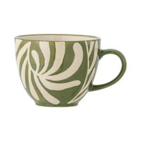 taza de gres verde