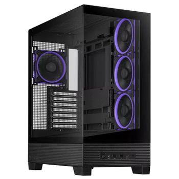 ASUS A31 PLUS ARGB Mid Tower ATX Doble Cristal Templado USB-C Negra