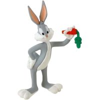 figura bugs bunny con zanahoria looney tunes 10 cms