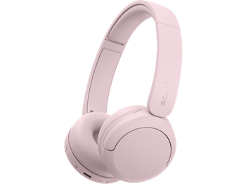 Auriculares inalámbricos - Sony WH-CH535P, Bluetooth 6.0, 55 h batería, Carga rápida, 360 Reality Audio, Conexión multipunto, Diadema, Rosa