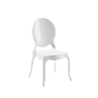 silla helena blanca de polipropileno para jardin y eventos romero garden