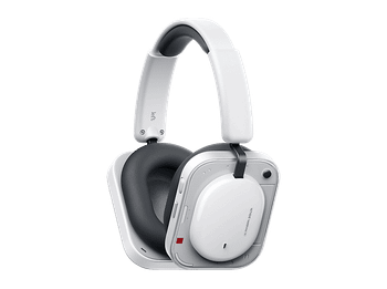 Auriculares inalámbricos - Nothing Headphone (a), 120h Autonomía, Cancelación de Ruido Activa, Certificación Hi-Res y LDAC, Control Táctil, Blanco