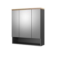 armario con espejo para bano eden 70 x 775 cm vicco
