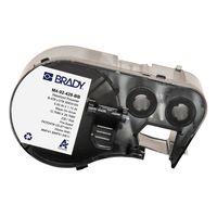 brady m4-92-428-bb etiquetas de poliester metalizado negro sobre gris claro 1270 mm x 3302 mm original