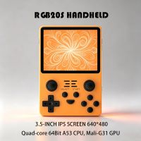 consola de videojuegos portatil retro rgb20s pantalla ips de 35 pulgadas 640480 rk3326 de codigo abierto linux regalos economicos para ninos