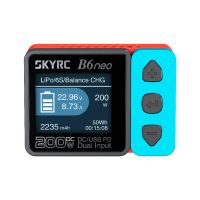 cargador inteligente skyrc b6 neo b6neo dc 200w pd 80w cargador de equilibrio de bateria lipo descargador