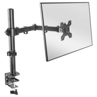 mars gaming marm1 soporte de monitor de brazo para pantallas hasta 32r articulado y regulable en altura estructura robusta compatible con vesa75 y vesa100 soporte monitor negro o blanco