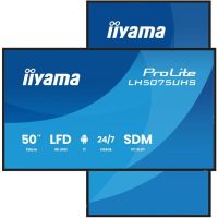 monitor iiyama lh5075uhs-b2ag 50 ultrahd 4k 60hz va pantalla xl contraste 50001 wifi android