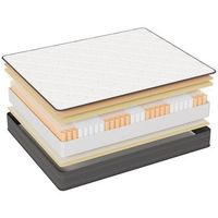 colchon de muelles ensacados 160 x 200 cm - grosor 22 cm - confort ergonomico  alta transpirabilidad
