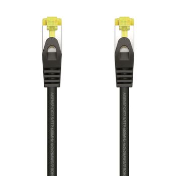 AISENS Cable De Red Latiguillo RJ45 LSZH Cat.7 600 MHz S/FTP PIMF AWG26, Negro, 2.0 m