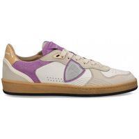 philippe model short pgld xg03 pgal low woman-mixage glitter blanc fucsia para mujer