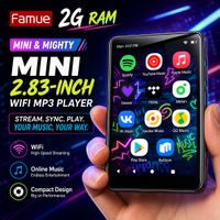 reproductor mp3 android y wifi de 28 pulgadas altavoz bluetooth transmision de musica en linea play store integrada spotify apple music deezer