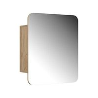 armario con espejo para bano zino 60 x 50 cm con estantes vicco