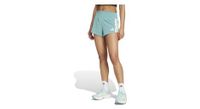 pantalon corto adidas performance adizero gel 3in azul  mujer