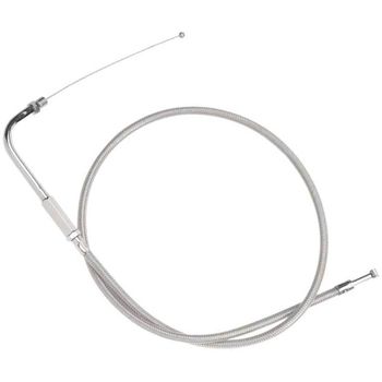 Cable del acelerador Harley-Davidson FLHT '96-'98 Drag Specialties acero trenzado ralentí