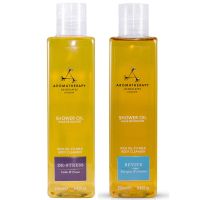 duo de aceites de ducha am pm de aromatherapy associates