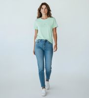 tommy hilfiger para mujer mw0mw42363 camiseta brand love verde l casual algodon manga corta