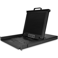 rack kvm console - 8 port vga - 17 lcd