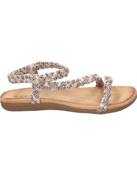 Sandalias Planas Para Mujer Skydiva Sobrao Beige 40