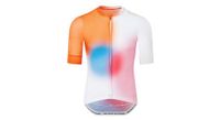 maillot de manga corta le col pro air blanco naranja multi