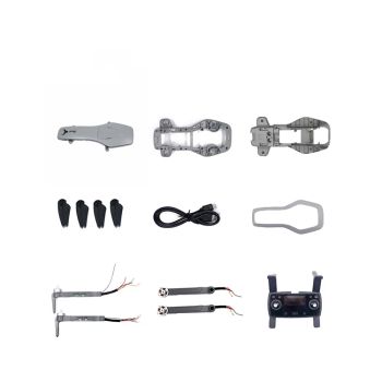 Piezas de repuesto del eje del brazo del dron RC ZLL Beast 3E SG906 MAX2 / Cuchillas de hélice / Cable de carga USB / Cu