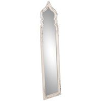 espejo de pared de madera 48x4x186 cm