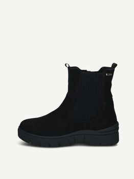CAPRICE Bootie, black, made of Leather without heel, Size 39