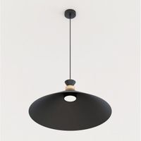 lampara de techo erebo l negro