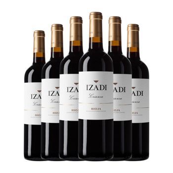 Izadi Vino Tinto Rioja Crianza 75 Cl 14% Vol. (pack De 6 Unidades)