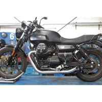 sistema de escape moto guzzi v 7 ie 21- mass hot rod 2-2