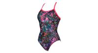 traje de bano de una pieza arena mountains texture light drop back rosa multicolor