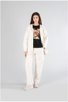 sudadera oversize con aplicacion de strass plaster