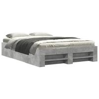 estructura de cama madera de ingenieria gris hormigon 140x200cm