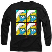 the smurfs camiseta manga larga tv26966 para mujer