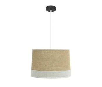 Lampara de techo textil color beige serie tietar 40cm