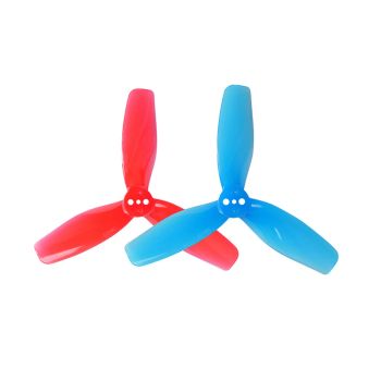 2 pares / 10 pares GEMFAN 3029-3 F9A-B 3029 hélice PC de 3 pulgadas y 3 palas con 3 agujeros de 1,5 mm compatible con mo