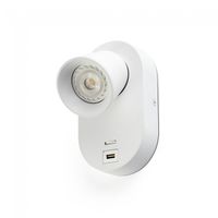 aplique orientable con usb corb