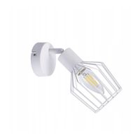 rautenberg - plafon de metal color blanco 8 cm e14