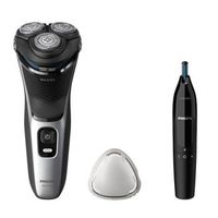 philips shaver 3000 series s314302 afeitadora electrica en secohumedo  recortadora de narizoidos