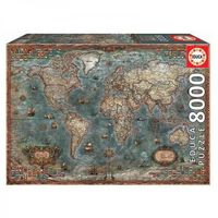 puzzle mapamundi historico 8000pz