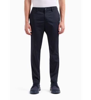 A|X Armani Exchange para hombre. 8NZP20ZN1RZ1583 Pantalón Solid marino (32), Casual, Algodón