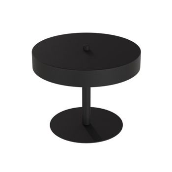 Lámpara de mesa zuko negro (2 luces)