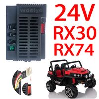weelye 24v rx74 rx30 rx98 controlador receptor de placa base de vehiculo electrico para ninos de alta potencia pcb 24g