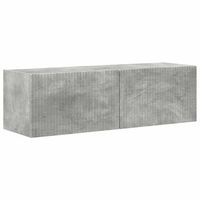 mueble de tv  mueble de salon  gabinete de tv montado en la pared concreto 98 x 31 x 295 cm